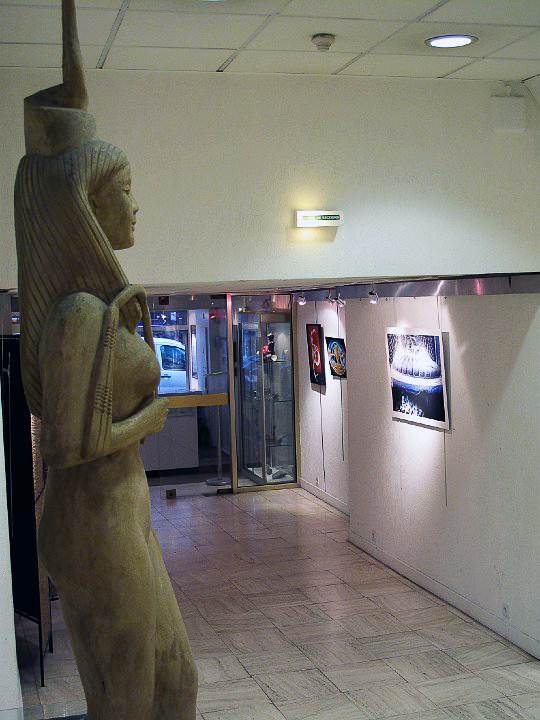 Vue de la salle d'exposition