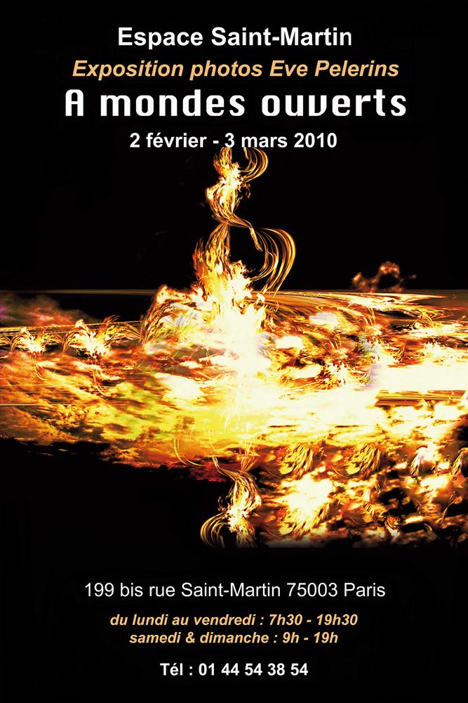 Affiche de l'exposition � l'Espace St Martin