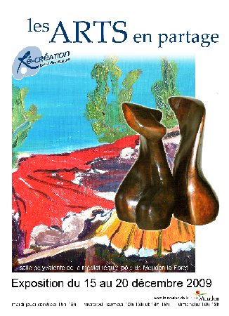 affiche de l'exposition � la Mediath�que de Meudon